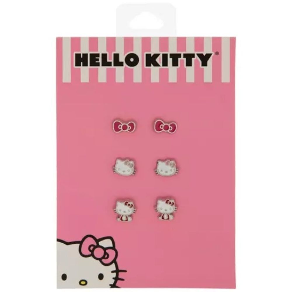 3 pc New Hello Kitty Earrings Set NWT